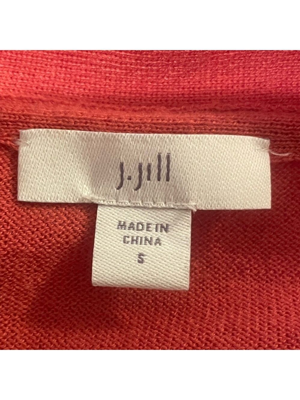 J.Jill Women's Coral Cardigan Sweater - Picture 4 of 6